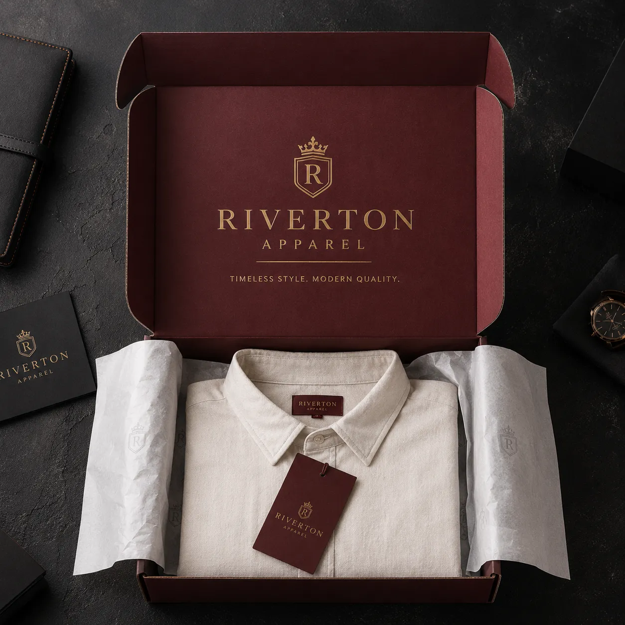 Kraft Apparel Boxes