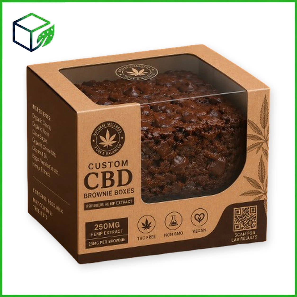 Custom CBD Brownie Boxes