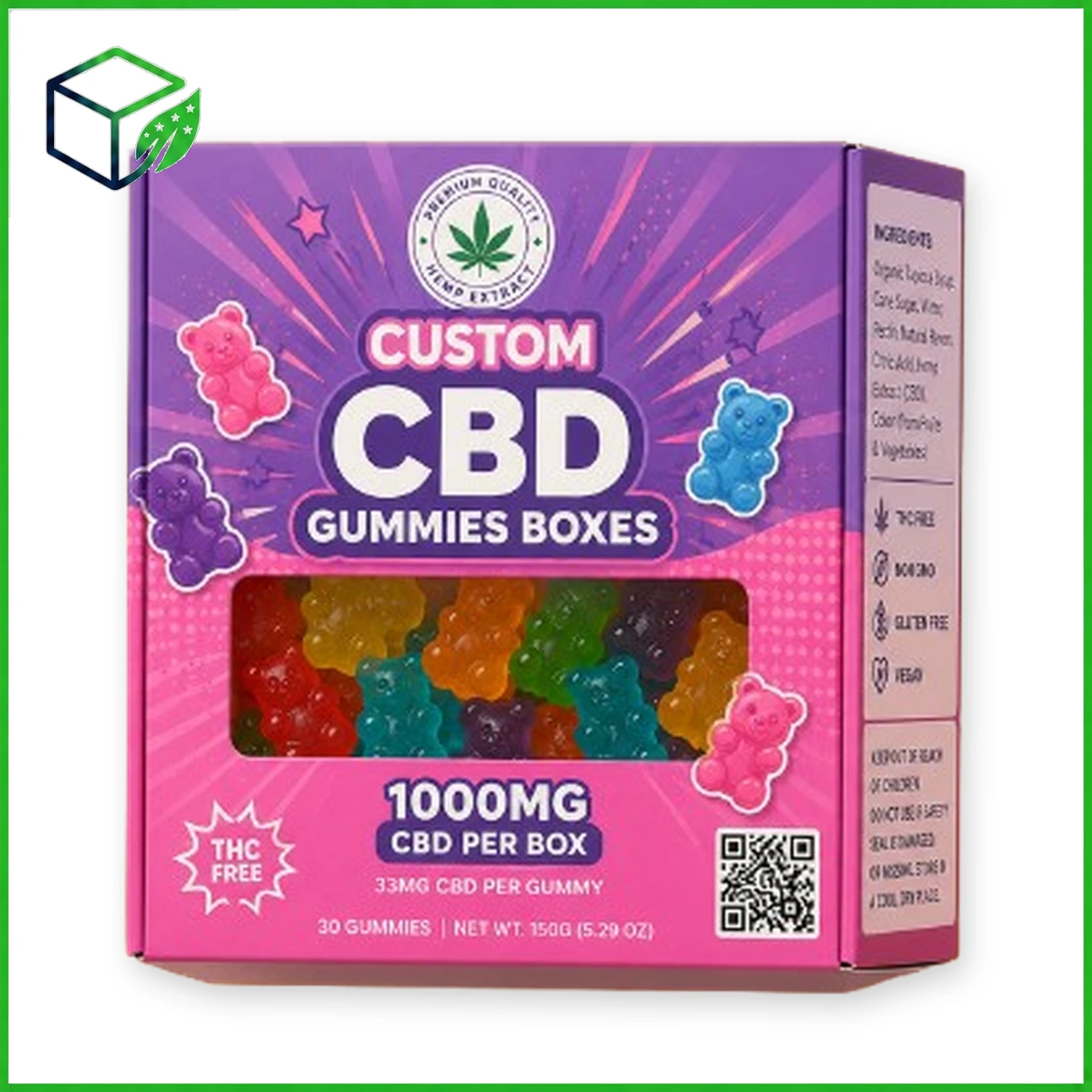 Custom CBD Gummies Boxes - Image 3