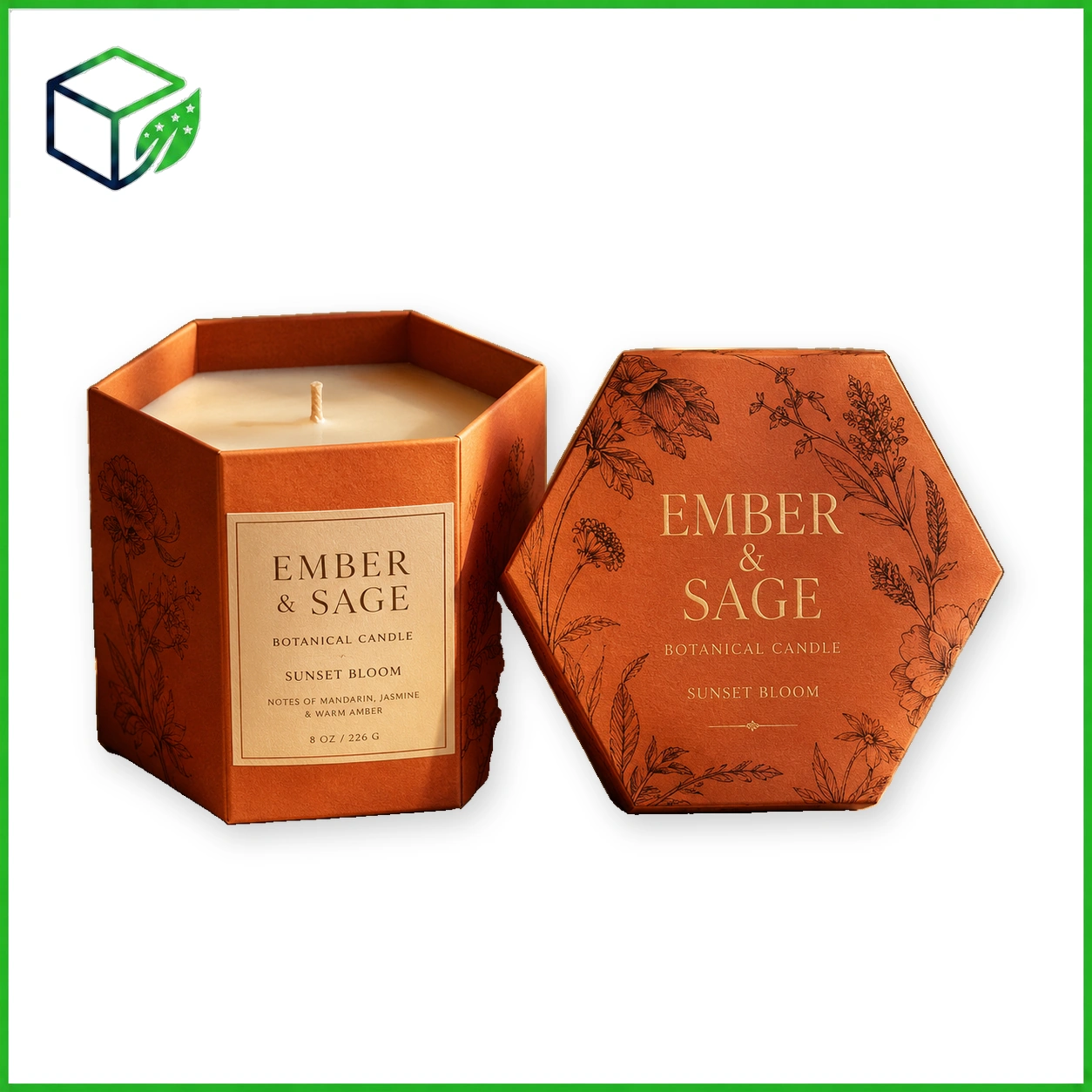 Custom Two Piece Candle Boxes - Image 3