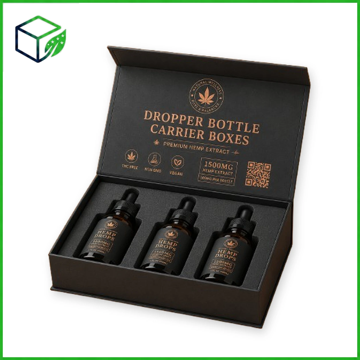 Dropper Bottle Carrier Boxes