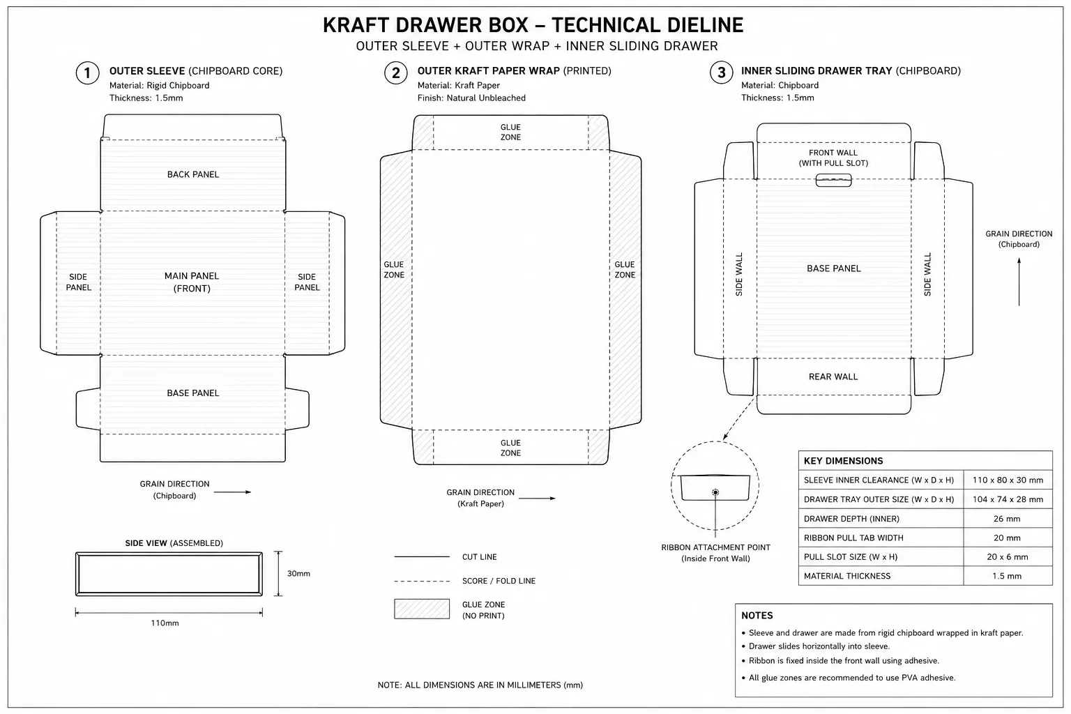 Kraft Drawer Boxes - Image 5
