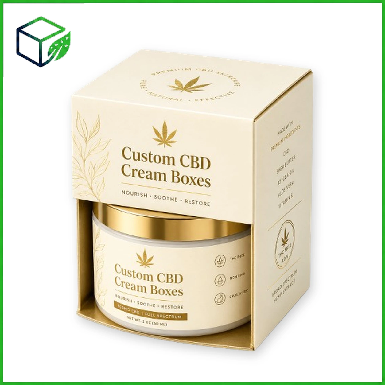 Custom CBD Cream Boxes