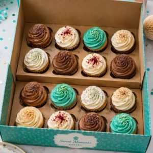 Kraft Cupcake Boxes with Inserts