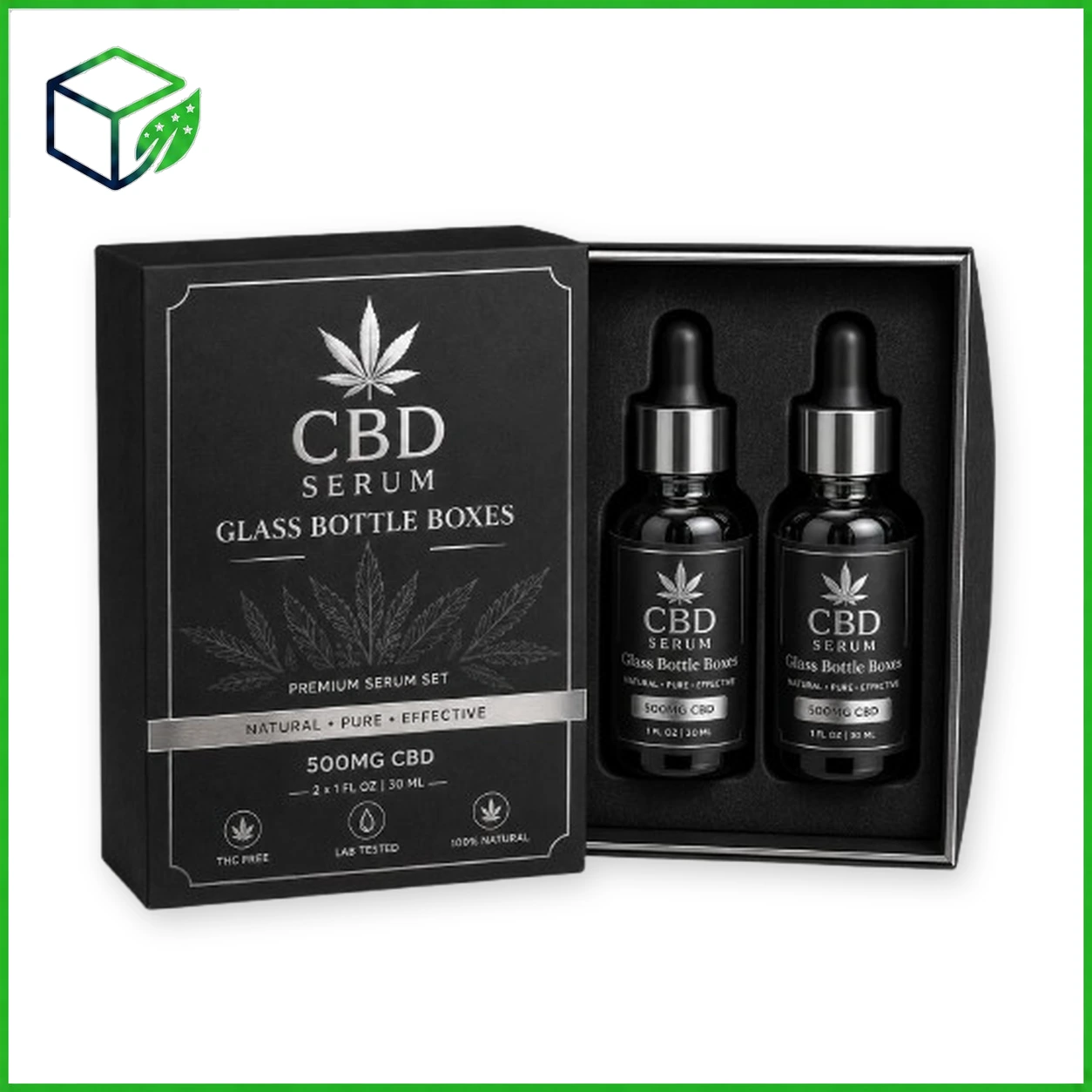 CBD Serum Bottle Boxes