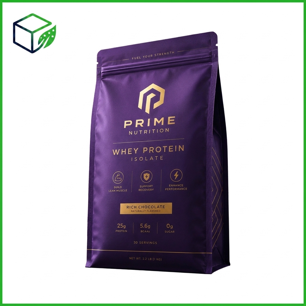 Box Bottom Stand-Up Pouch