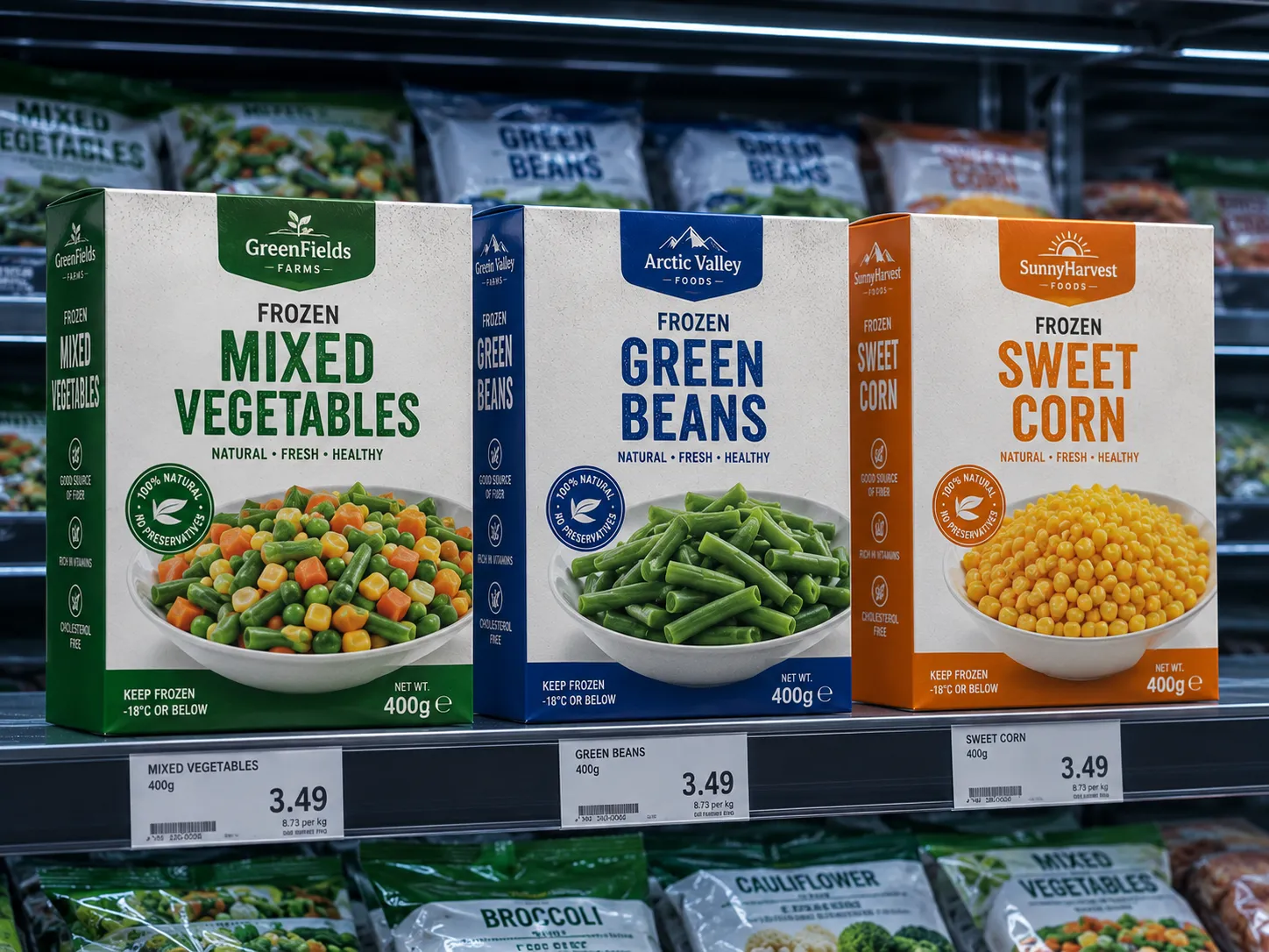 Frozen Vegetables Box
