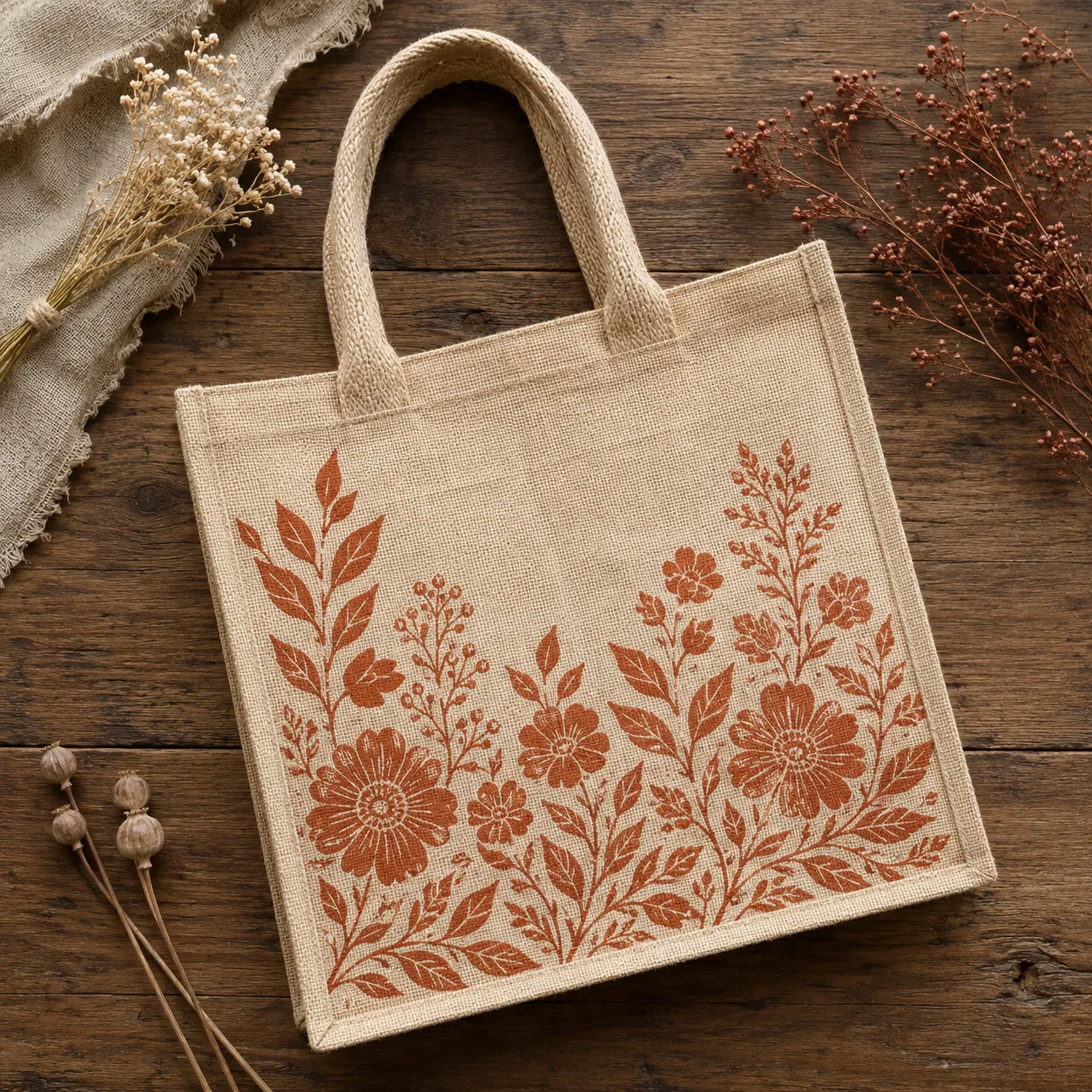 Jute Tote Bag