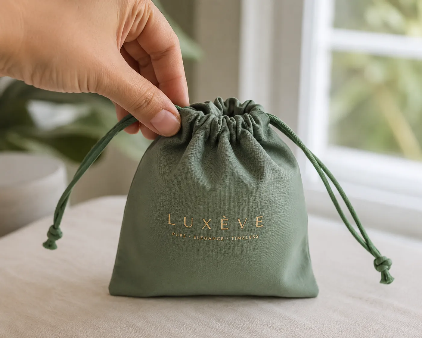 Drawstring Pouch Bag - Image 2