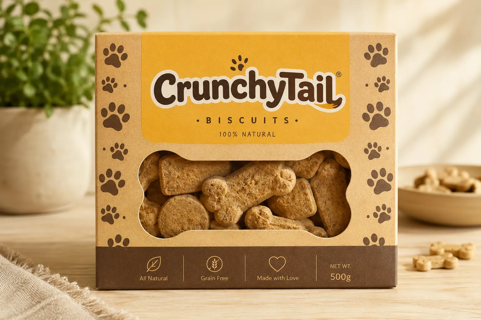 Pet Biscuit Window Boxes