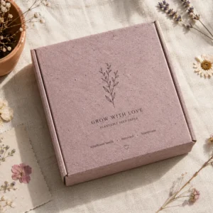 Seed Paper Gift Box