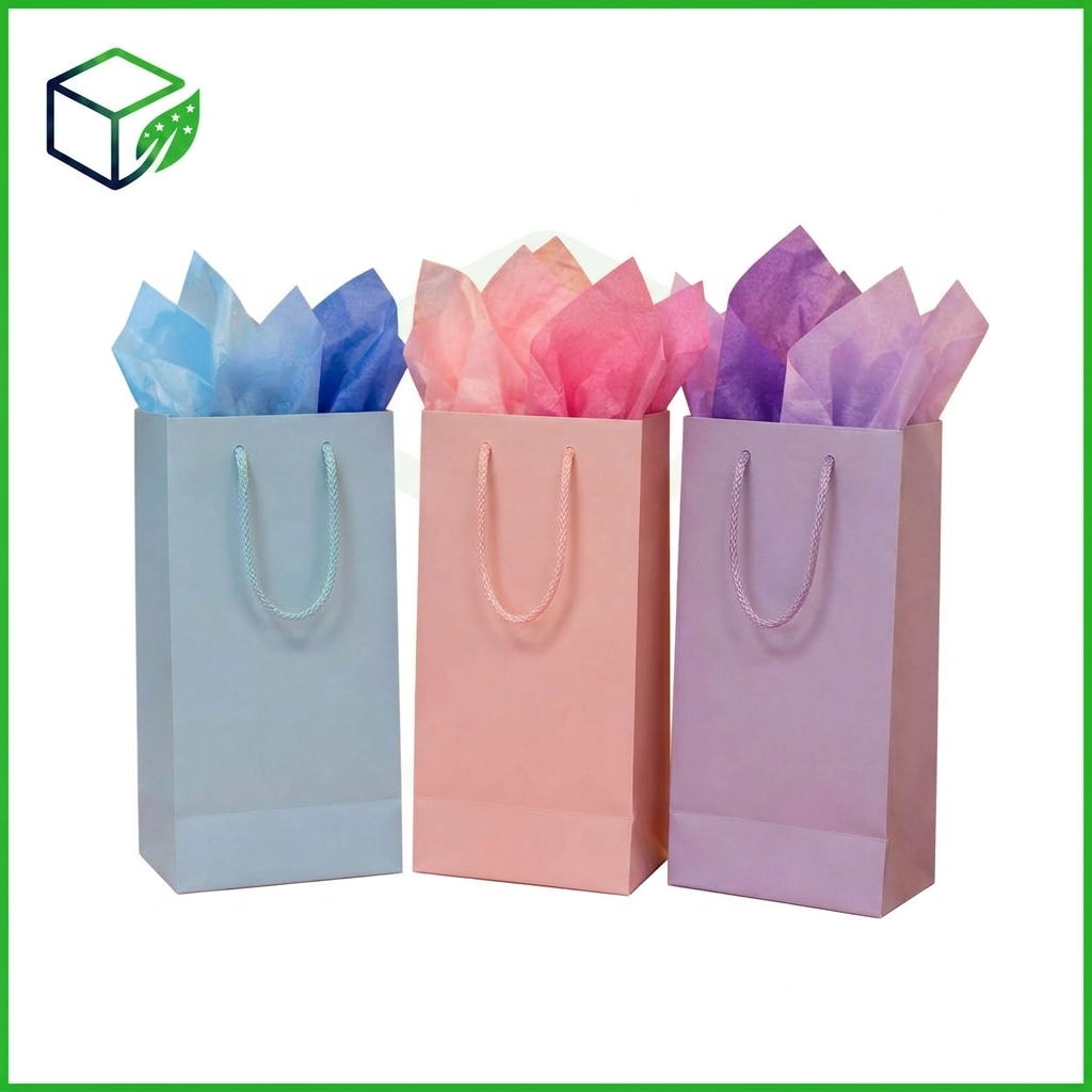 Vertical Gift Bag with Tissue Paper - Image 4