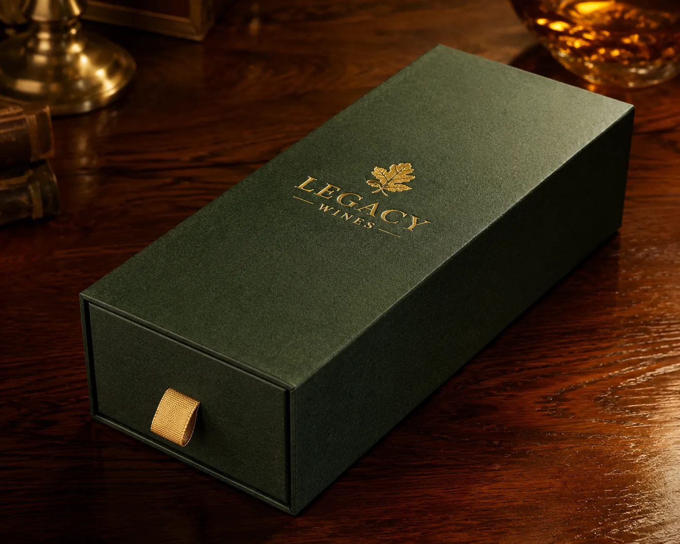 Magnetic Closure Wine Box