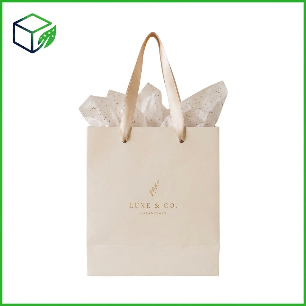 Ribbon Handle Paper Bag - Image 3