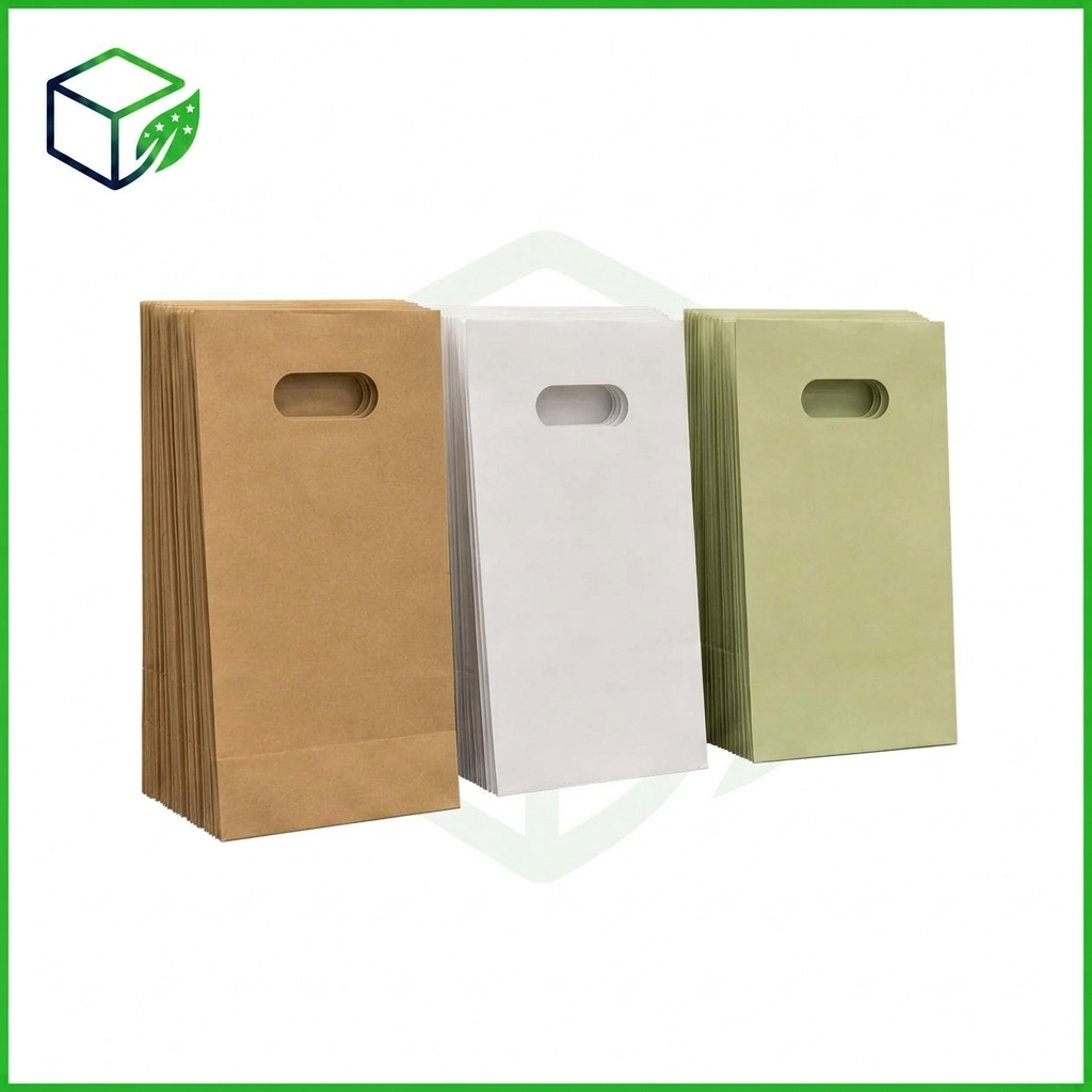 Flat Handle Paper Bag (Die-Cut Handle) - Image 3