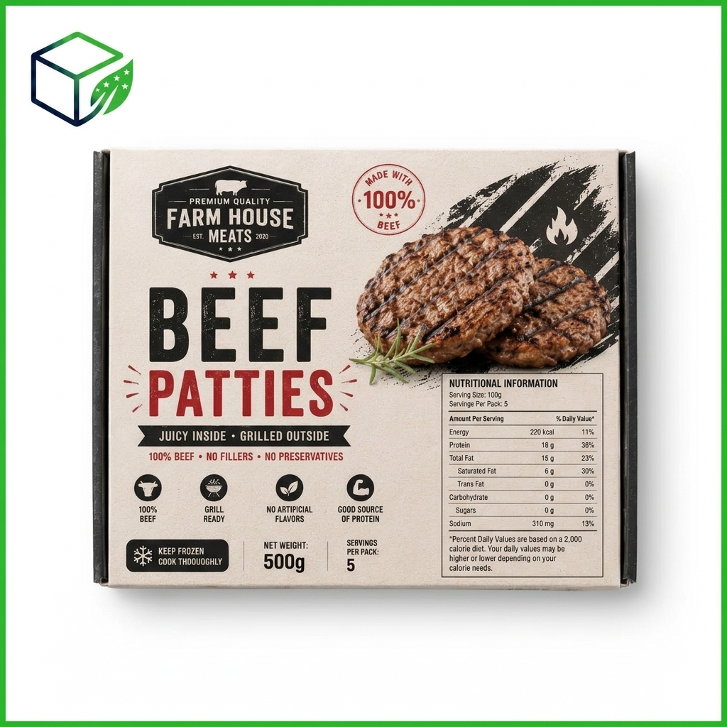 Beef Patties Box