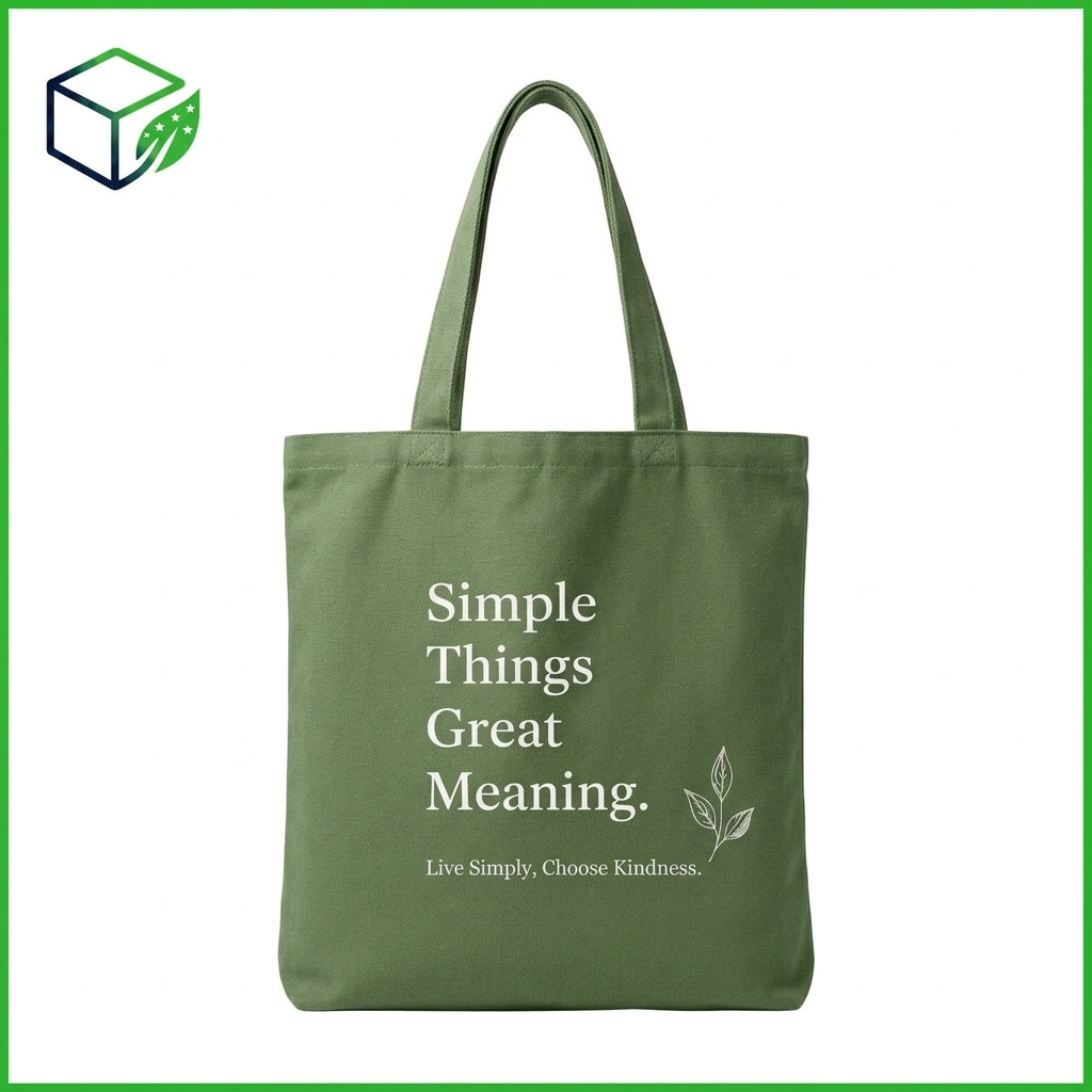Cotton Canvas Tote Bag - Image 4