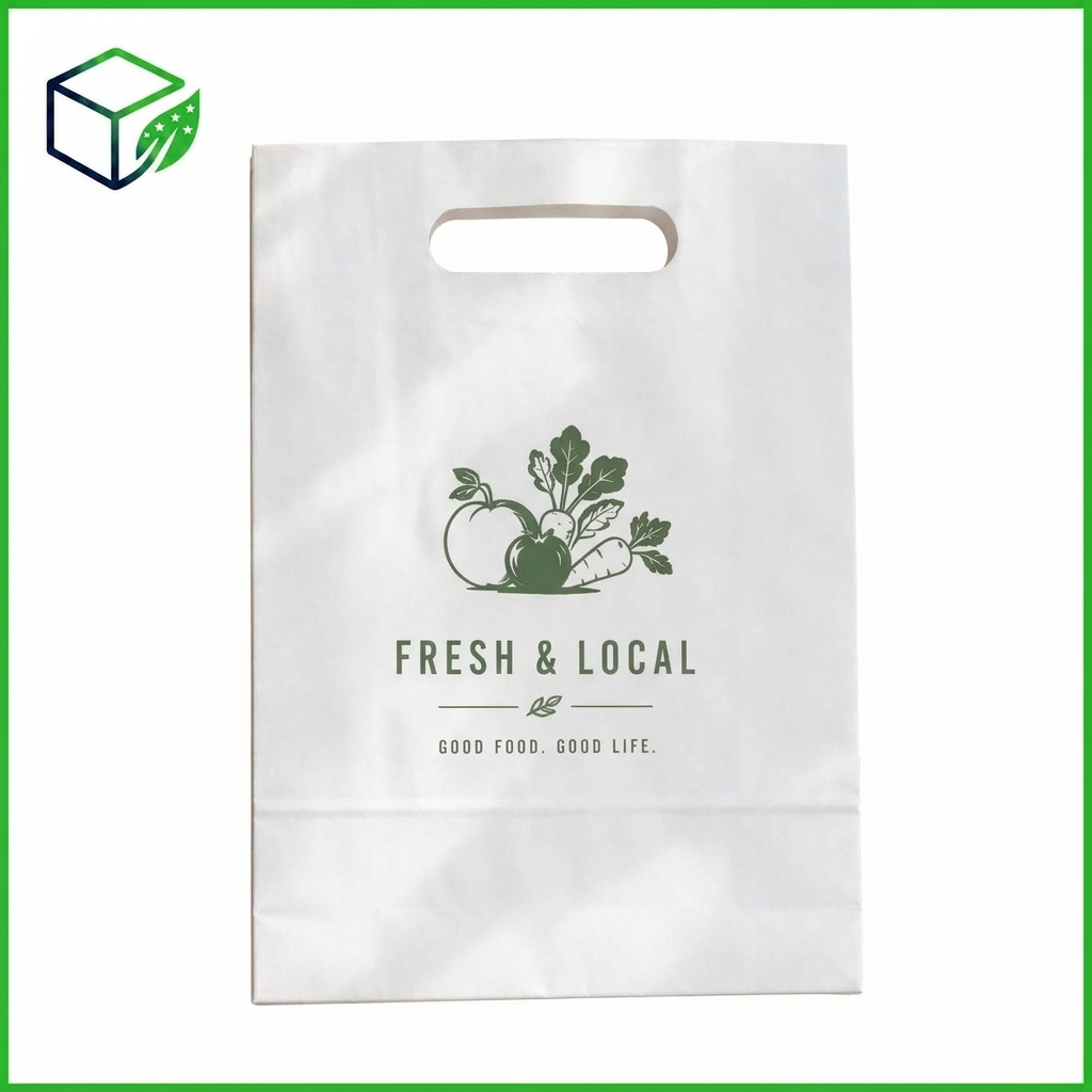 Flat Handle Paper Bag (Die-Cut Handle) - Image 2
