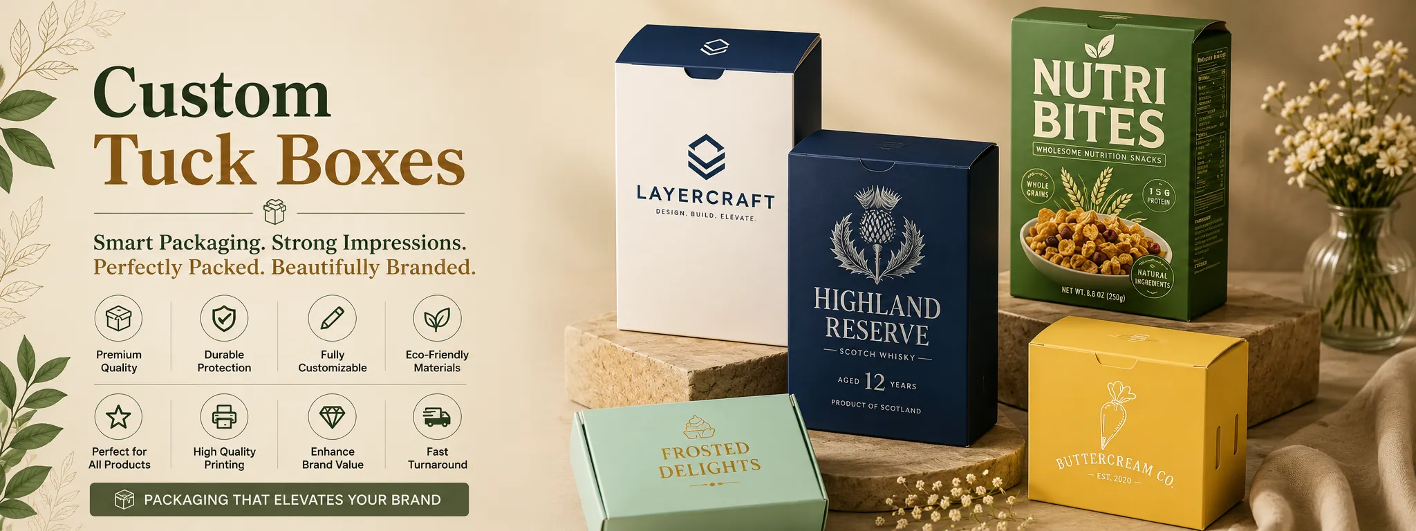 Custom Tuck Boxes Banner