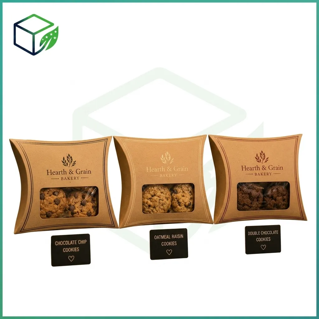 Custom Croissant Pillow Box