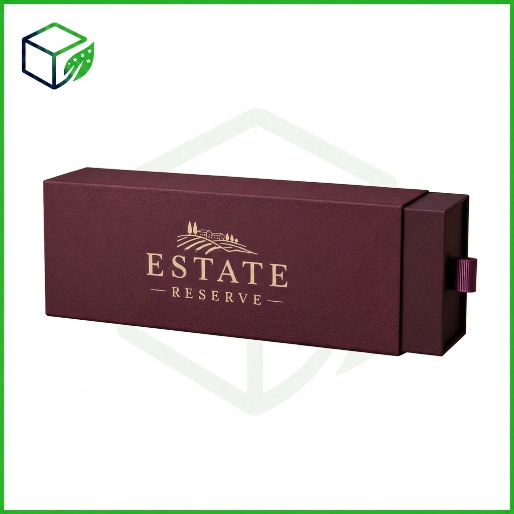 Sliding Drawer Wine Box