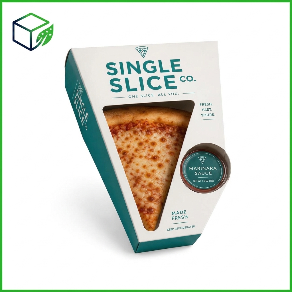 One-Slice Pizza with Sauce Compartment