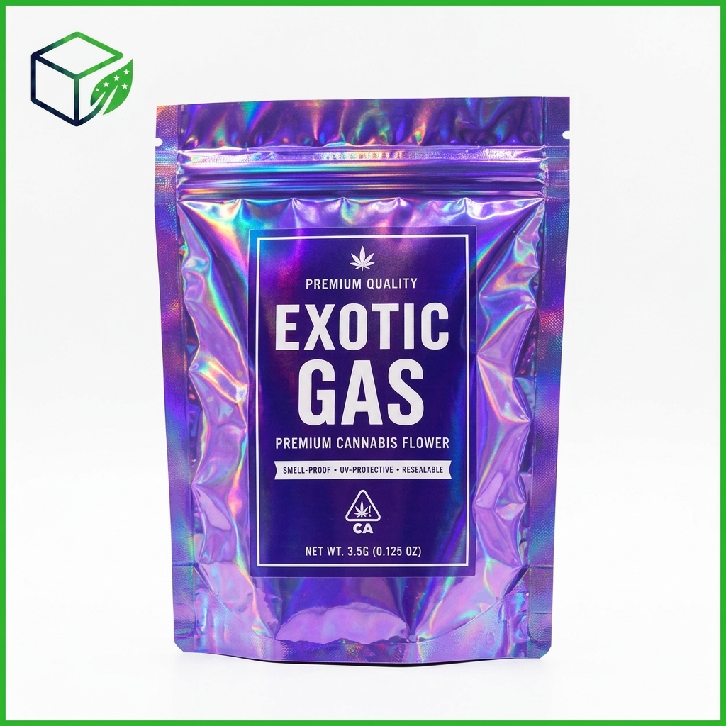 Smell-Proof Mylar Zipper Bag - Image 4
