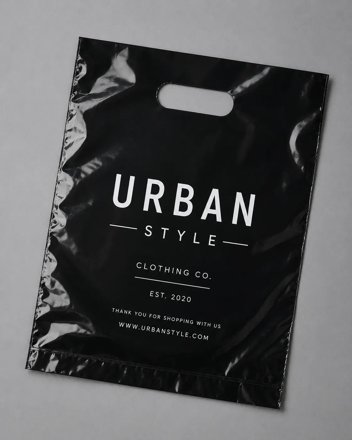 Die-Cut Handle Poly Bag - Image 3