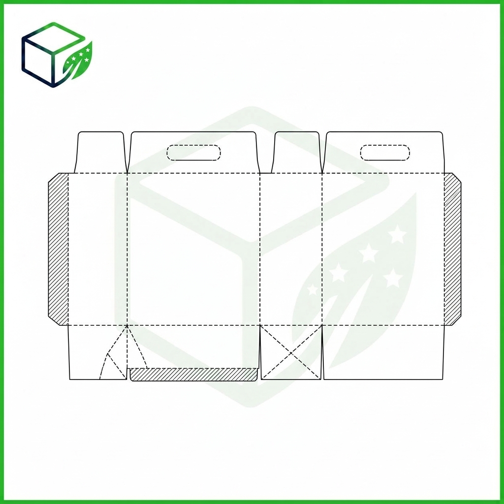 Flat Handle Paper Bag (Die-Cut Handle) - Image 5