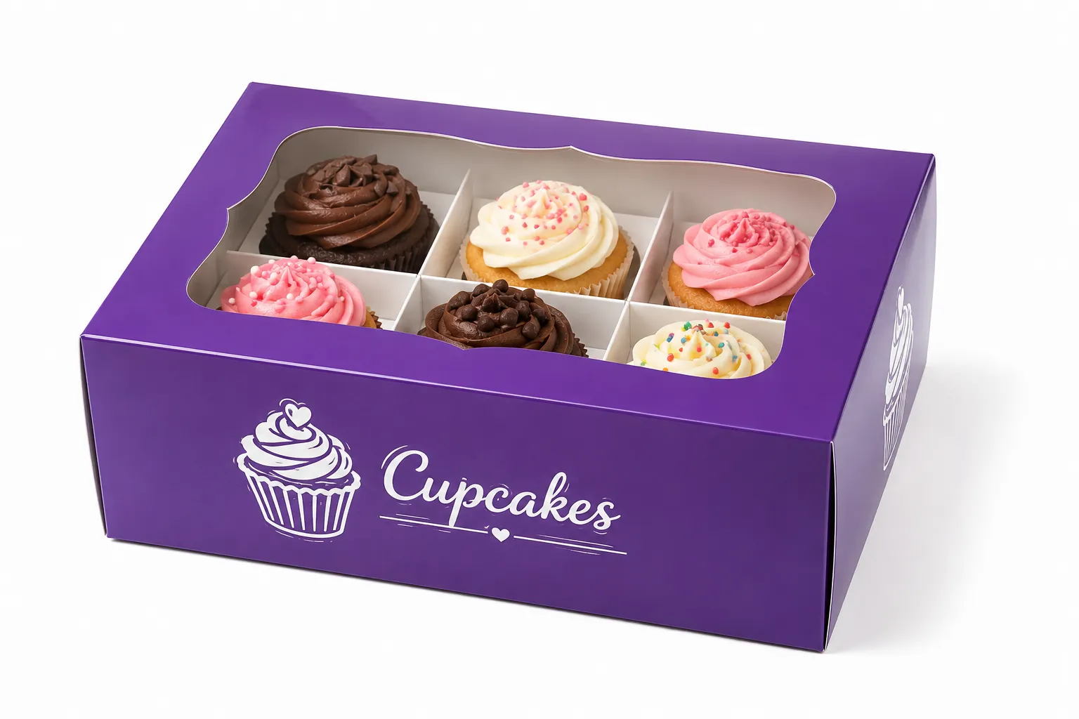 Cupcake Box with Insert Tray - Image 3