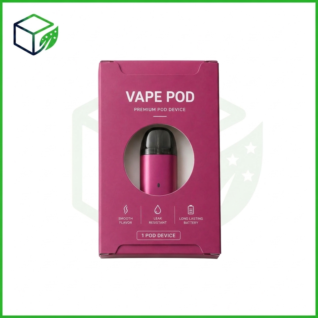 Circular Window Vape Pod Box
