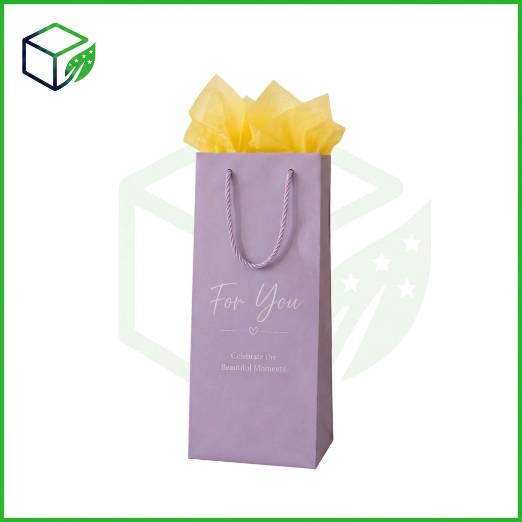 Vertical Gift Bag with Tissue Paper