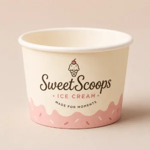 Custom Printed Ice Cream Cups