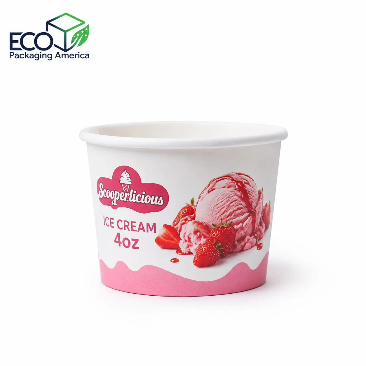 Custom Printed Ice Cream Cups