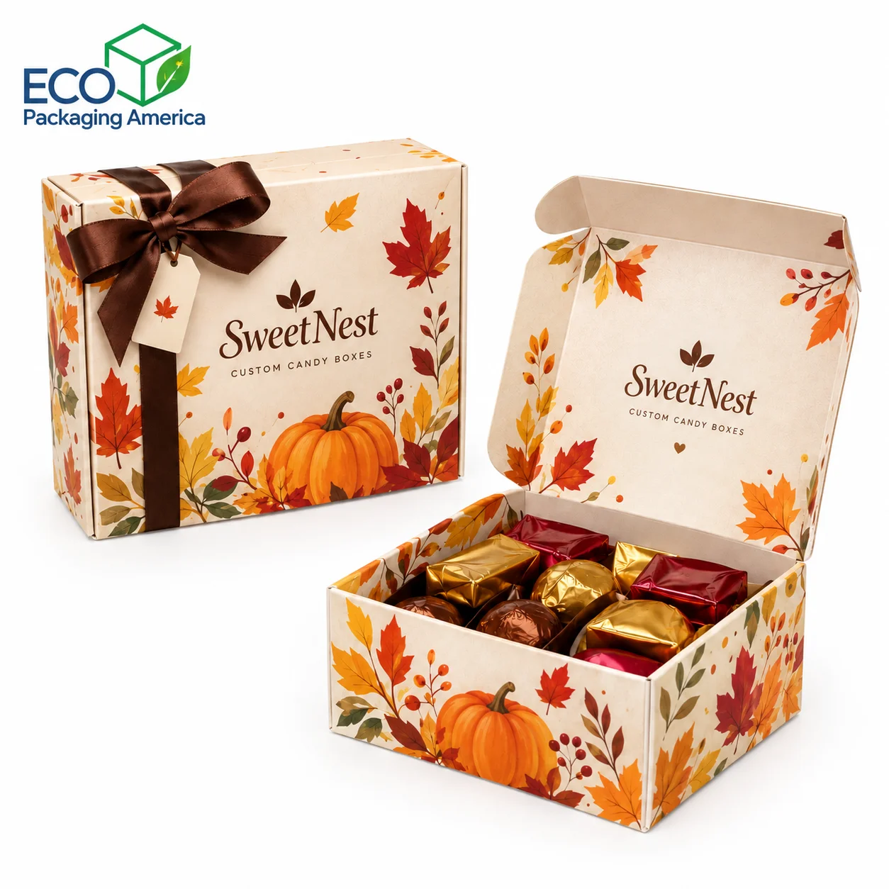 Custom Thanks Giving Candy Box