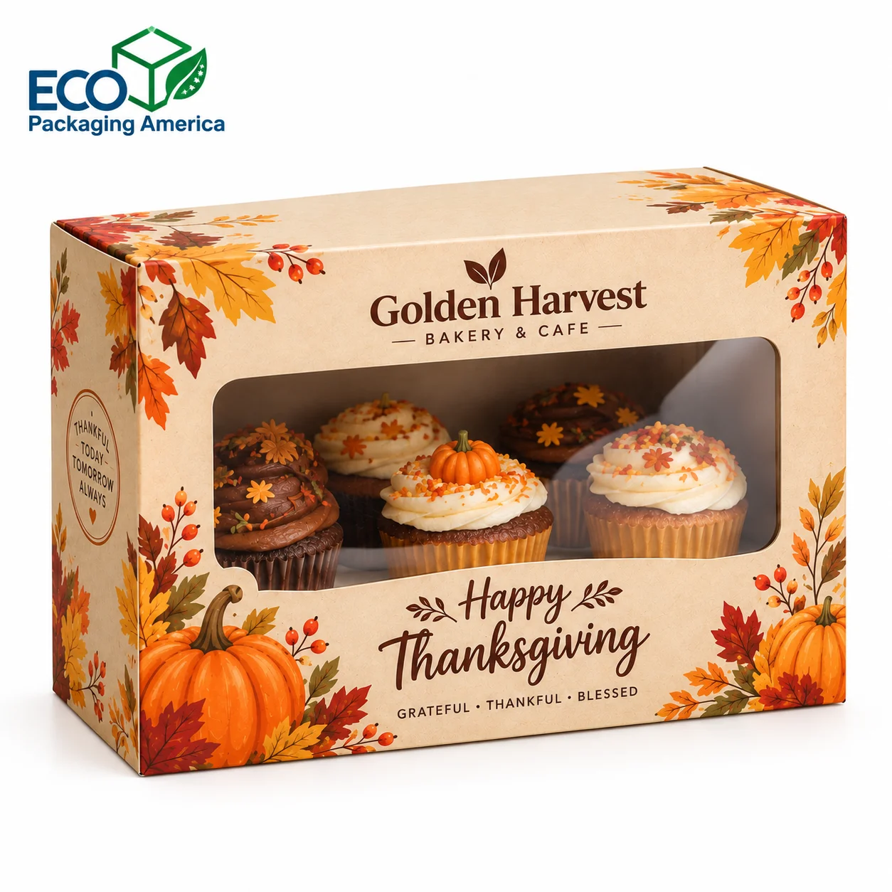 Custom Window Thanksgiving Boxes