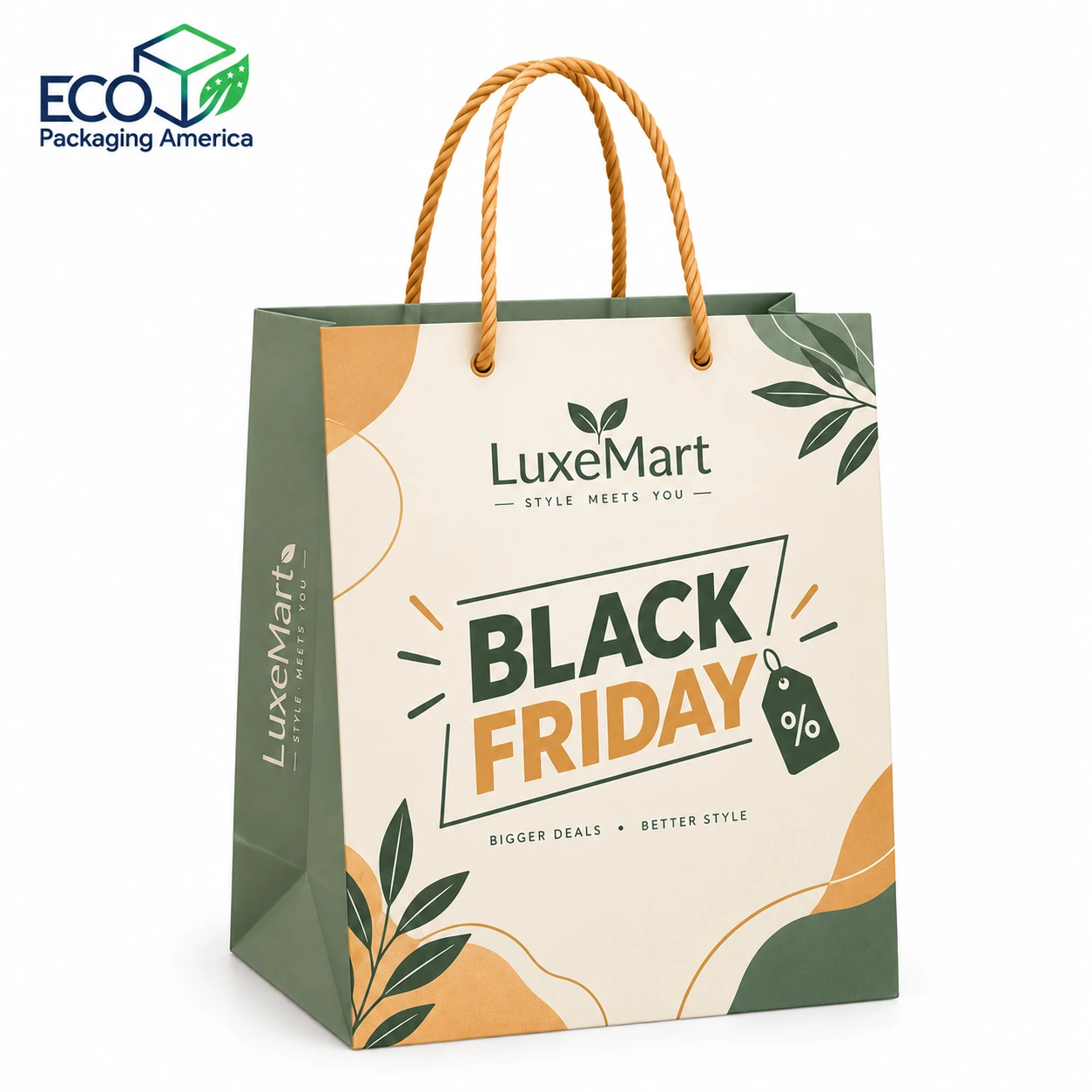 Custom Retail Bags Black Friday Boxes