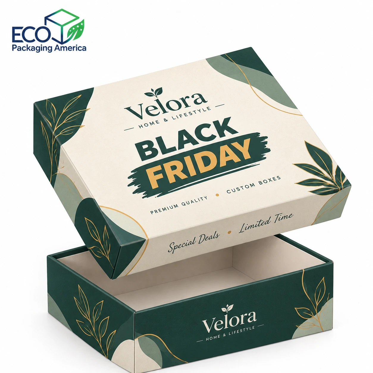 Custom Two Piece Black Friday Boxes