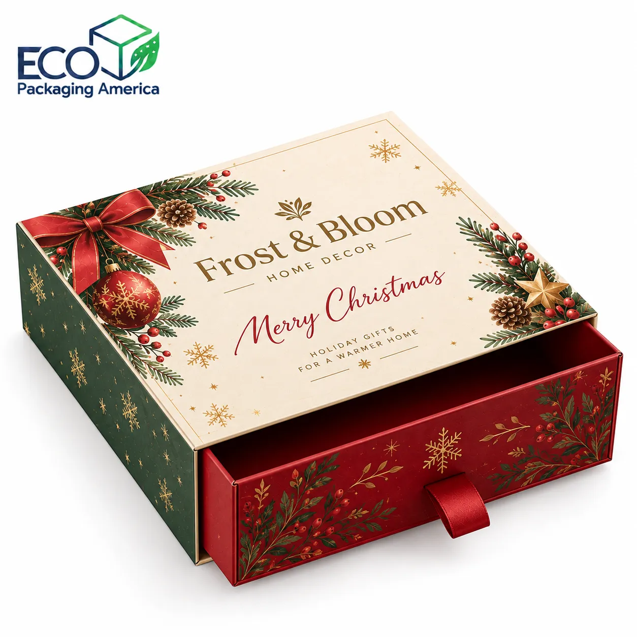 Custom Christmas Drawer Box