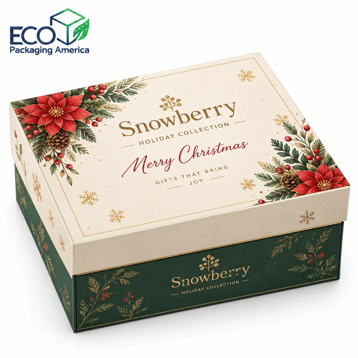 Custom Christmas Two Piece Box