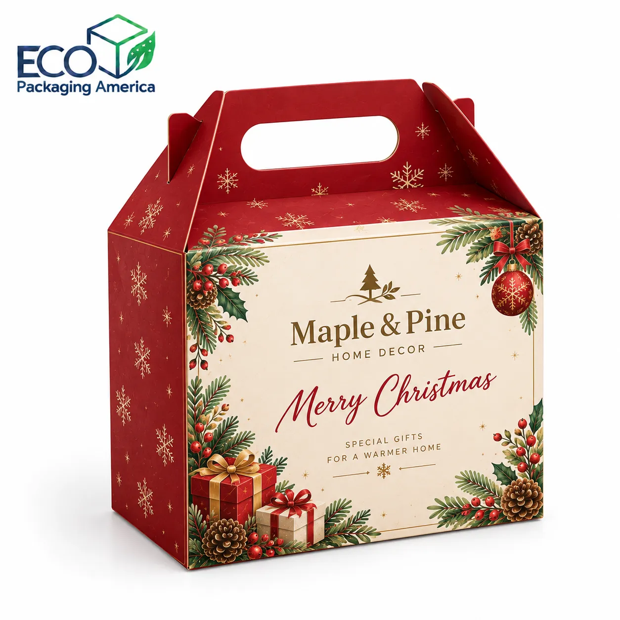 Custom Christmas Gable Box