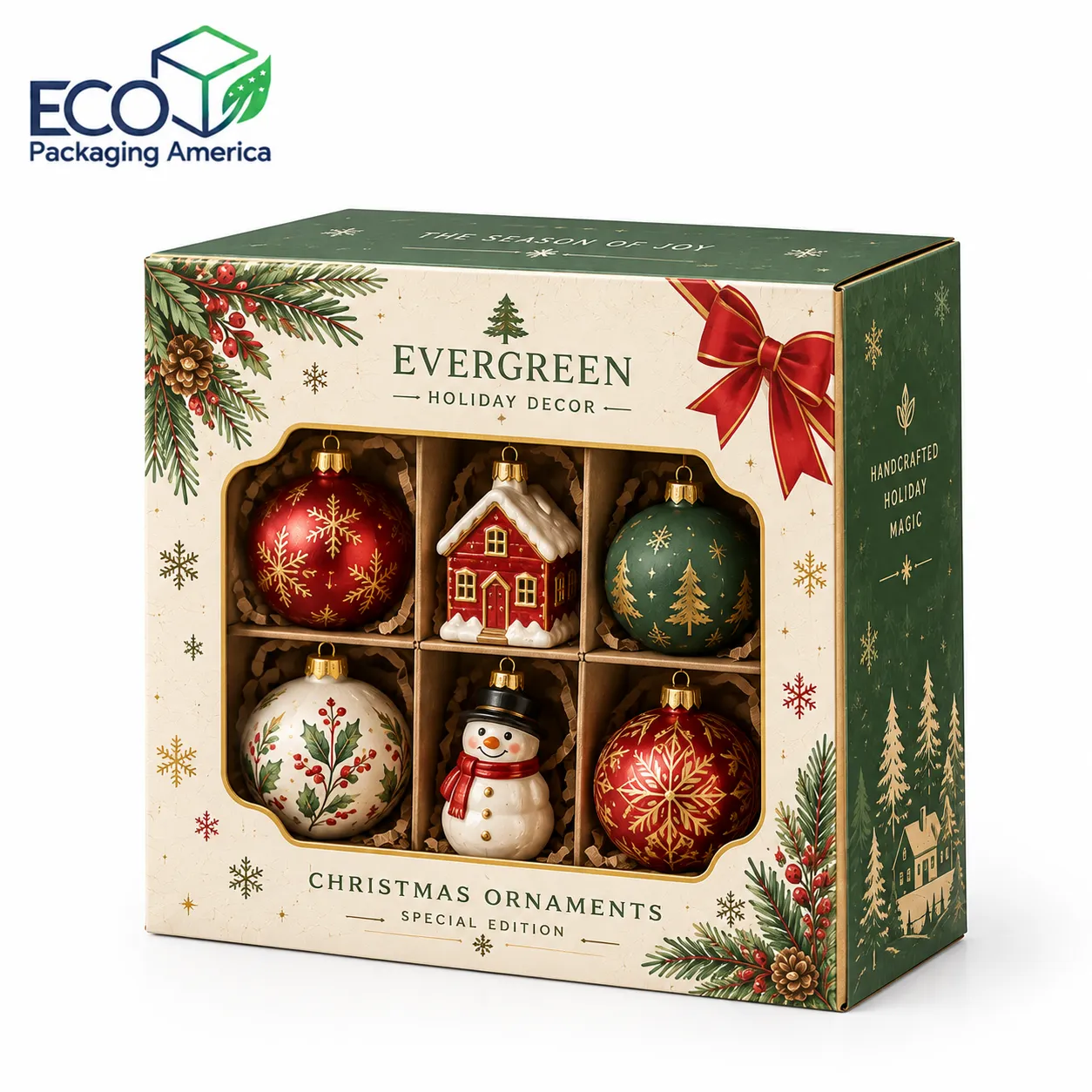 Custom Christmas Ornaments Box