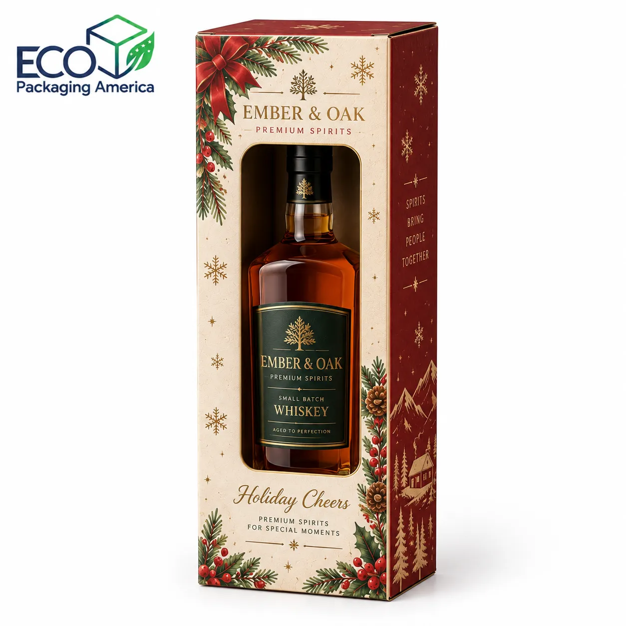 Custom Christmas Spirits Bottles