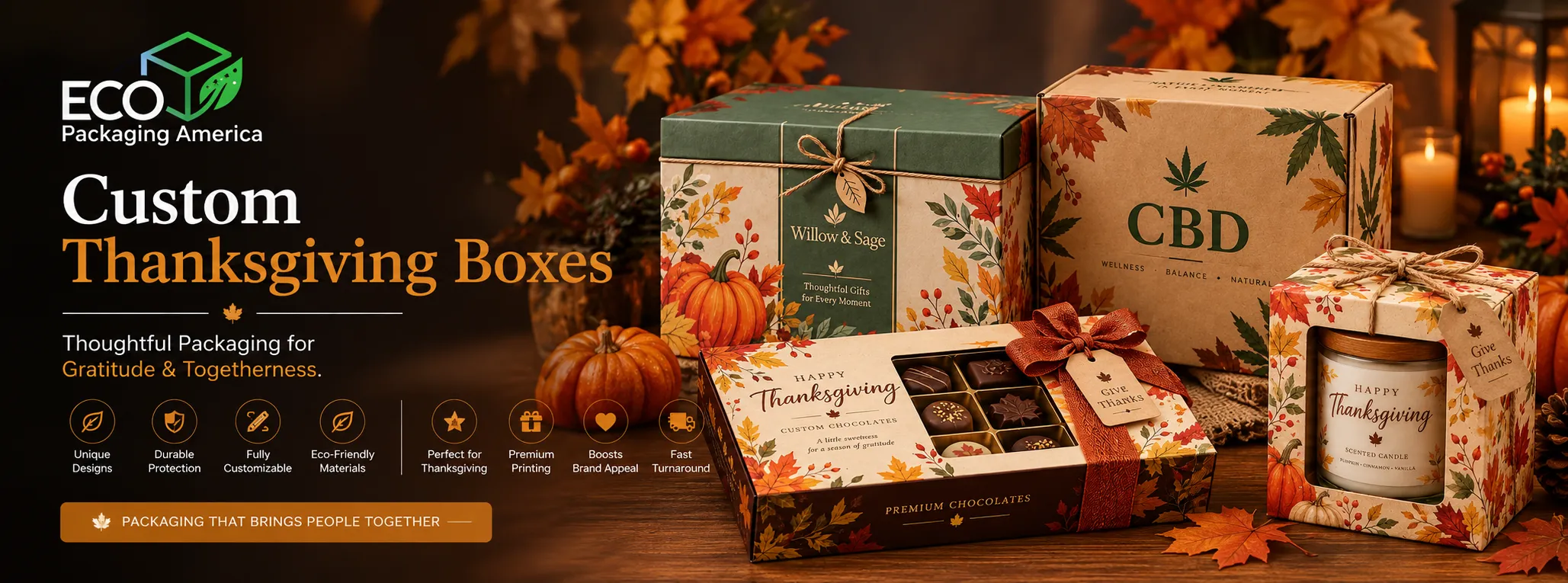 Custom Thanks Giving Banner