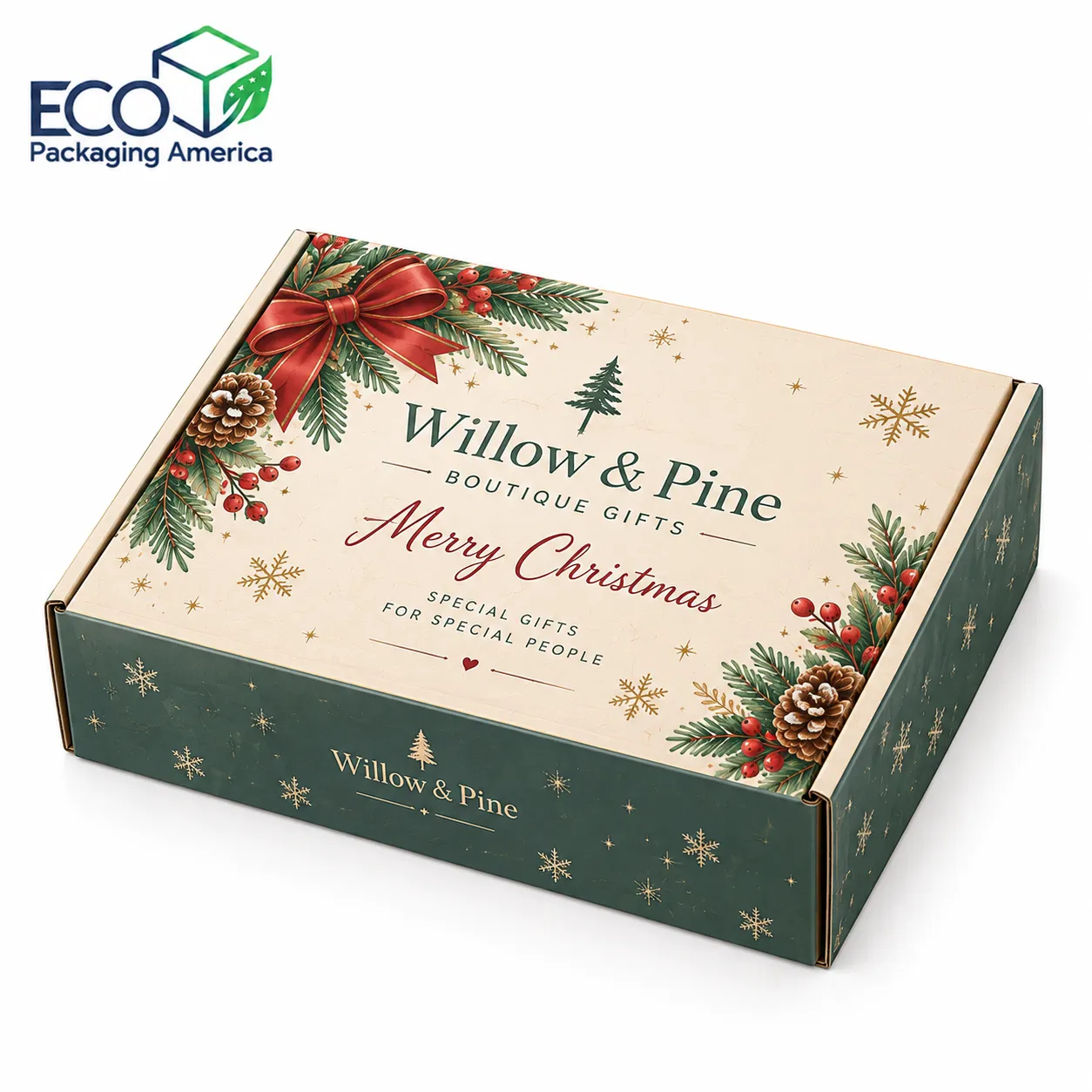 Custom Christmas Mailer Box